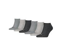 Puma Calzini Sportivi Unisex da Sneaker, 6 Paia, Corti, Antracite/L Grigio Mela/M, 39-42