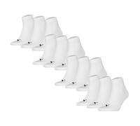 Puma Calzini Unisex, Confezione Da 12 - Quarter Plain 12P, Logo, Monocromatico