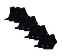 Puma Calzini Unisex, Confezione Da 12 - Quarter Plain 12P, Logo, Monocromatico