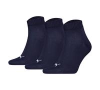 Puma Calzini Unisex, Confezione Da 3 - Quarter Plain 3P, Logo, Monocromatico
