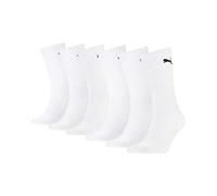 PUMA Calzini unisex Crew Socks con suola in spugna, confezione da 3, 300 - Bianco, 35-38
