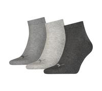 PUMA Calzini unisex in cotone riciclato, confezione da 3 pezzi, - 800 antracite / grigio melange / grigio melange, 39-42