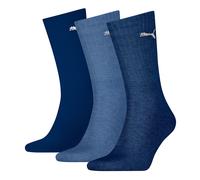 PUMA Crew, Calzini Unisex - Adulto, Navy, 35-38 (Pacco da 3)