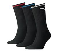 PUMA Crew, Calzini Unisex - Adulto, Nero 946, 35-38 (Pacco da 3)