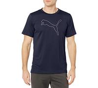 Puma Camicia Atletica Maglietta Performance Cat Tee Uomo Pavone S Manica Corta