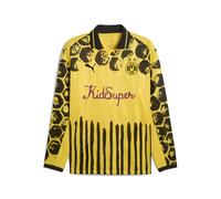 PUMA Camicia stile rétro KIDSUPER x BORUSSIA DORTMUND da uomo, Accessori, Giallo, L L