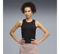 PUMA Canotta a coste CLOUDSPUN da donna, Abbigliamento, Nero, S S