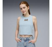 PUMA Canotta con grafica MID 90s per ragazzi, Accessori, Blu, 15-16Y 15-16Y