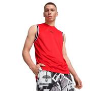 PUMA Canotta da basket da uomo in rete, Per Tutti I Tempi Red Rival Rage Ss25, S
