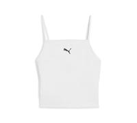 PUMA Canotta da donna Wardrobe ESS a coste, bianco, S