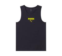 Puma Canotta Essentials Graphic Tank Smanicata in cotone da uomo New Navy blue