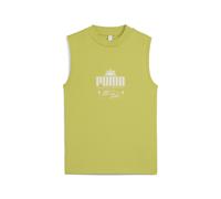 PUMA Canotta grafica Palm Resort da donna, Abbigliamento, Sea Kelp, XL XL