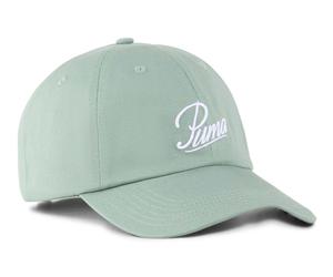 PUMA cap Essential Script Logo Dad Cap Green Moon