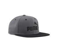 PUMA Cappellino a tesa piatta con logo Essentials N.1, Accessori, Grigio, OSFA OSFA
