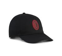 PUMA Cappellino AC Milan Essentials unisex, Sport, Nero/Rosso, OSFA OSFA