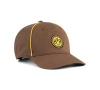 PUMA Cappellino Borussia Dortmund KING, Accessori, Haute Coffee/Matte Oro, OSFA OSFA