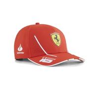 PUMA Cappellino Charles Leclerc per Bambini Scuderia Ferrari 2024 Rosso Bruciato - Taglia Unica