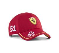 PUMA Cappellino da baseball Scuderia Ferrari Replica Driver, Accessori, Dark Cherry/#5, OSFA OSFA
