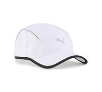 PUMA Cappellino da corsa con visiera corta a 5 pannelli, Accessori, Bianco, OSFA OSFA