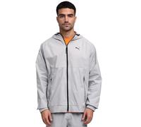 Puma Cappotto svasato da uomo, Grigio Echo, S