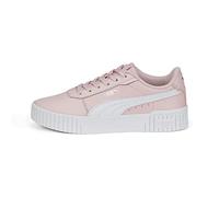 PUMA Carina 2.0 Jr, Scarpe da ginnastica, Bambine e ragazze, Almond Blossom/Puma White/Puma Silver, 38 EU