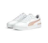 PUMA Carina 2.0 Jr, Scarpe da Ginnastica, Bianco Rosa Polvere Argento, 37 EU