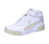 PUMA Carina 2.0 Mid, Sneaker Donna, White Alpine Snow Gold, 40 EU
