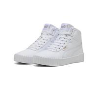 Puma Sneaker da Donna Carina 3.0 Mid, Puma Bianco Puma Oro, 38.5 EU
