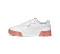 PUMA Carina 2.0, Scarpe da Ginnastica Donna, Puma White-Hibiscus Flower-Puma Gold, 37 EU