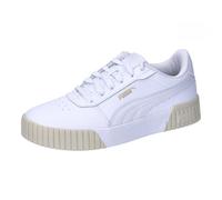PUMA Carina 2.0, Scarpe da Ginnastica Donna, Puma White Puma Gold Alpine Snow, 37 EU