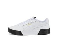 PUMA Carina 2.0, Scarpe da Ginnastica Donna, Puma White-Puma White-Puma Team Gold-Puma Black, 37.5 EU