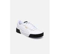 PUMA Carina 2.0, Scarpe da Ginnastica Donna, Puma White-Puma White-Puma Team Gold-Puma Black, 38 EU