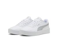 Puma Carina 3.0 Aqua Metallics - Scarpe da Ginnastica Femmina, Puma White-Puma Silver,