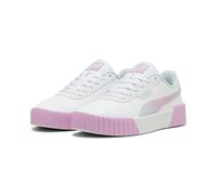 Puma Carina 3.0 Faded JR Sneaker, White-Mauve Glow, 3.5 UK