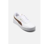 PUMA Sneakers Carina 3.0 Feline da Donna 40, White Soft Taupe Brown
