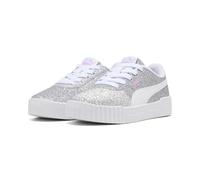 Puma Carina 3.0 Glitz PS Basket, Silver White, 33 EU