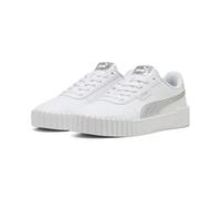 PUMA Carina 3.0 Metallic Whisper Sneaker, da Donna, Bianco Argento, 39,5, White Silver, 38.5 EU