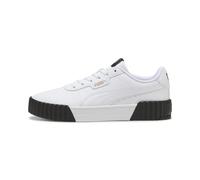 PUMA Carina 3.0, Scarpe da Ginnastica Donna, White Gold Black, 37.5 EU