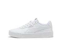 Puma Carina 3.0 - Scarpe da Ginnastica Femmina, Puma White-Puma Gold,
