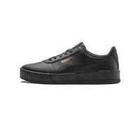 PUMA Carina L, Scarpe da Ginnastica Basse Donna, Puma Black Puma Black Puma Team Gold, 38.5 EU