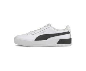PUMA Carina L, Scarpe da Ginnastica Basse Donna, Puma White Puma Black Puma Silver, 37 EU
