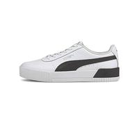 PUMA Carina L, Scarpe da Ginnastica Basse Donna, Puma White Puma Black Puma Silver, 39 EU