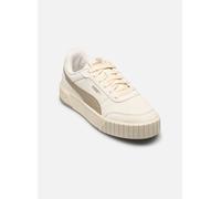 PUMA Sneakers da donna Carina Mia Suede, Alpine Snow Ice Coffee White Beige, 40 EU