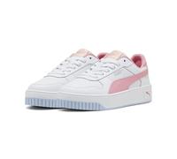 PUMA Carina Street JR, Sneaker, White-PINKSCAPE-Exotic Red, 36 EU