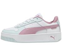 PUMA Carina Street JR, Sneaker, White-Poised Pink-Sea Glass, 38 EU