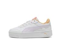 PUMA Carina Street Lacey Sneakers Youth, Scarpe, Bianco/Lilac Frost/Almost Apricot, 37 37