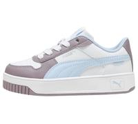 PUMA Carina Street PS, Sneaker, White-Haute Tropic-Plum Jam, 29.5 EU