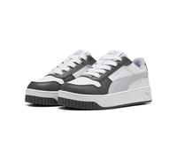 PUMA Carina Street PS, Sneaker, White-Lilac Crush-Dusky Gray, 23 EU