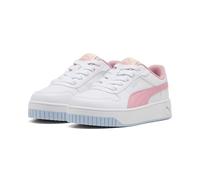 PUMA Carina Street PS, Sneaker, White-PINKSCAPE-Exotic Red, 30 EU