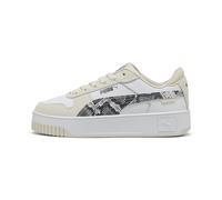 PUMA Carina Street Snake Chic Sneakers Women, Scarpe, Bianco/Nero/Alpine Snow, 41 41